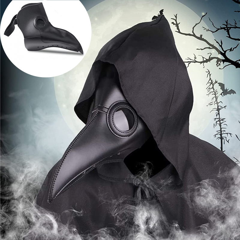 Halloween Black Rubber Plague  - Disposable Surgical Mask recension och pris