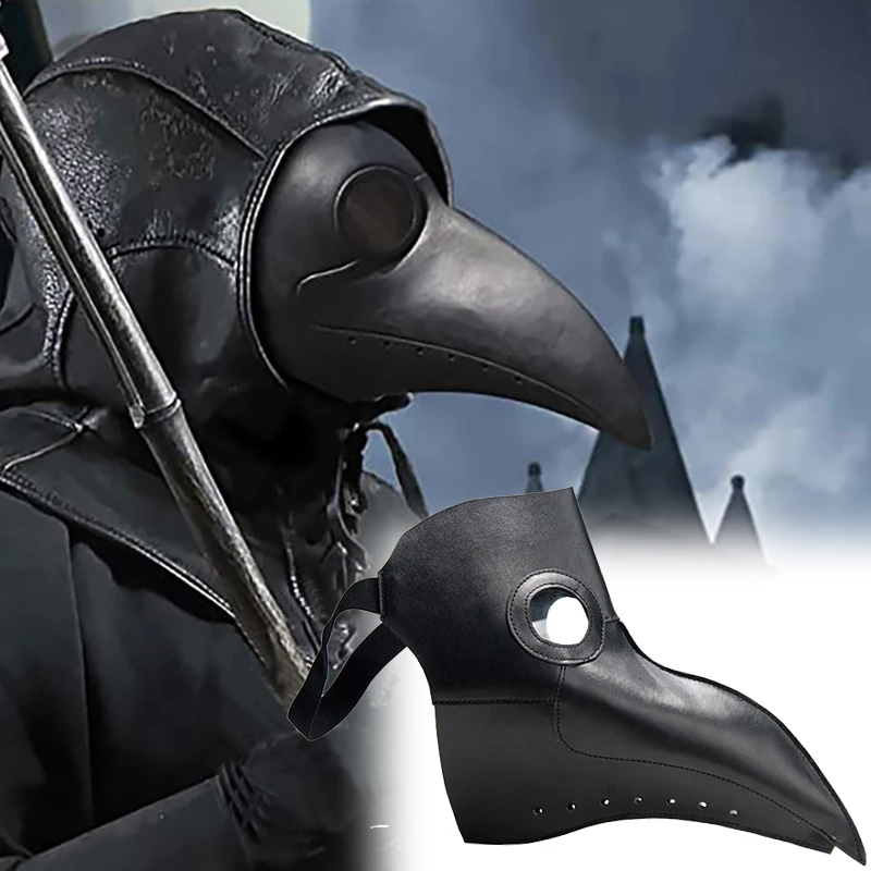 Halloween Black Rubber Plague  - Disposable Surgical Mask recension och pris